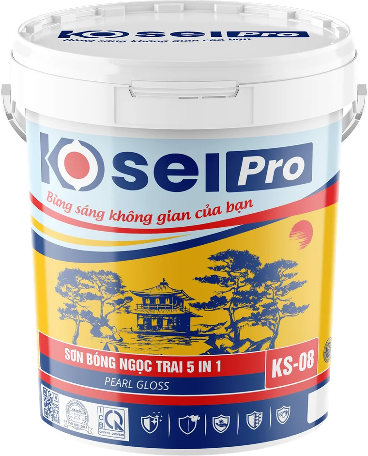 KoseiPro KS-08 - Sơn bóng ngọc trai 5 in 1