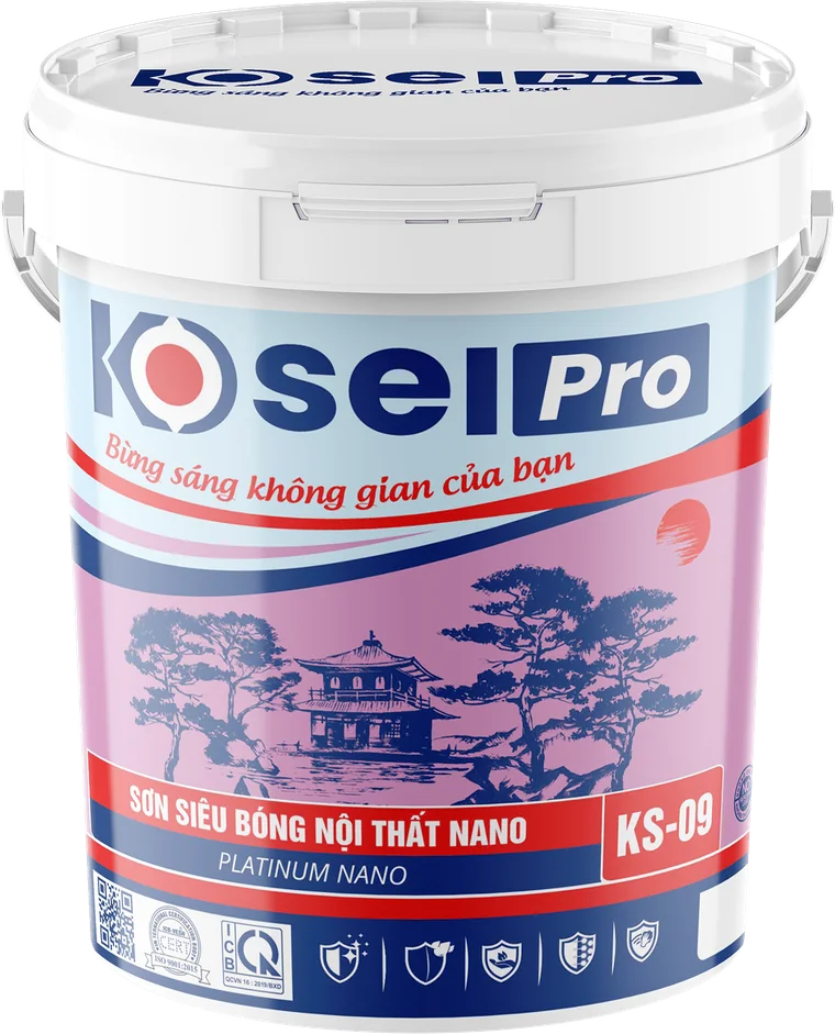 KoseiPro KS-09 - Sơn siêu bóng nội thất Nano